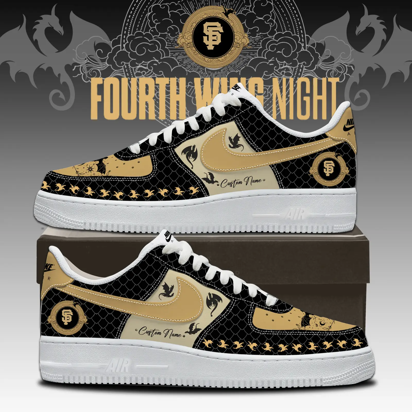 Custom San Francisco Giants x Fourth Wing 2026 Shoes San Francisco Gear Gift for Fans