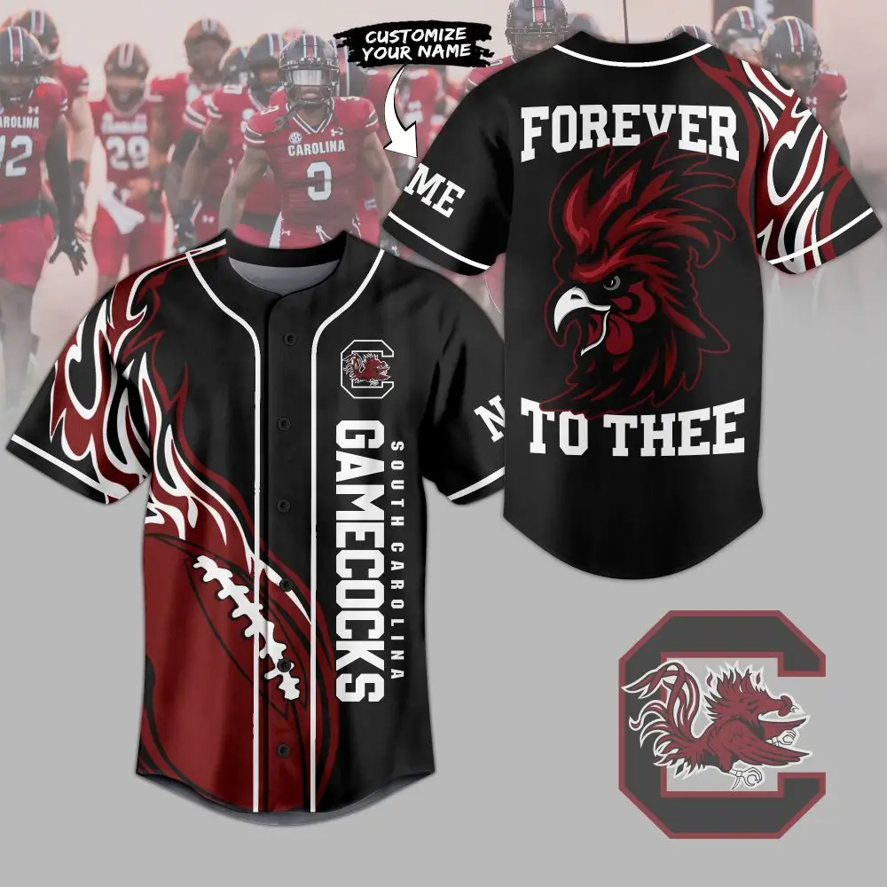 Custom South Carolina Gamecocks Jersey - Personalized Name & Design - Forever To Thee Spirit Wear Custom South Carolina Gamecocks Jersey - Personalized Name & Design - Forever To Thee Spirit Wear - Image 1