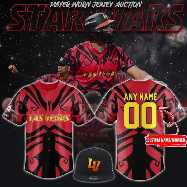 Custom Star Wars Las Vegas Jersey - Personalized Name & Number - Limited Edition