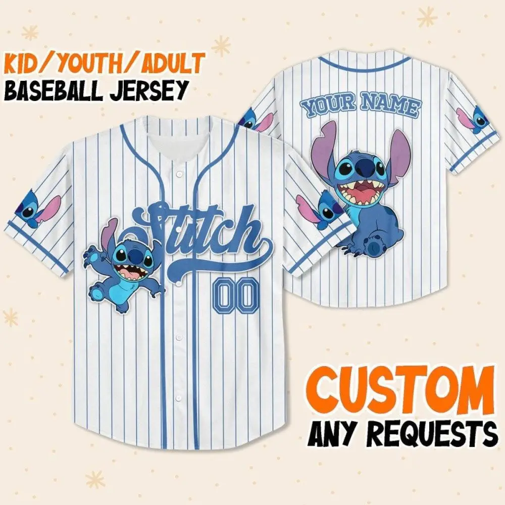 Custom Stitch Baseball Jersey For Kids/Youth/Adults – Personalized Sportswear Gift