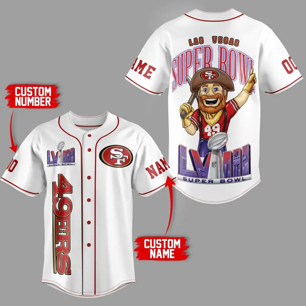 Custom Super Bowl Jersey - Personalized Name & Number - Perfect For Fans!