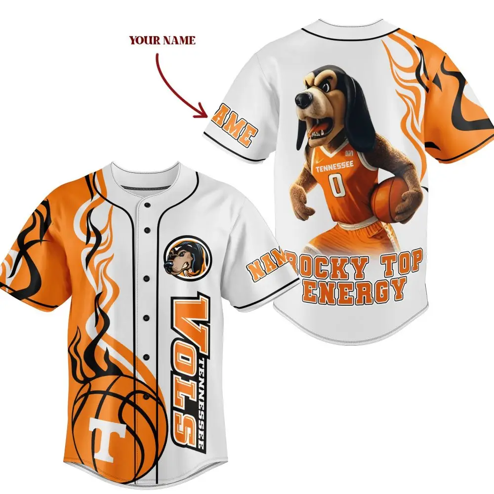 Custom Tennessee Vols Jersey - Personalized Rocky Top Energy Design For Fans