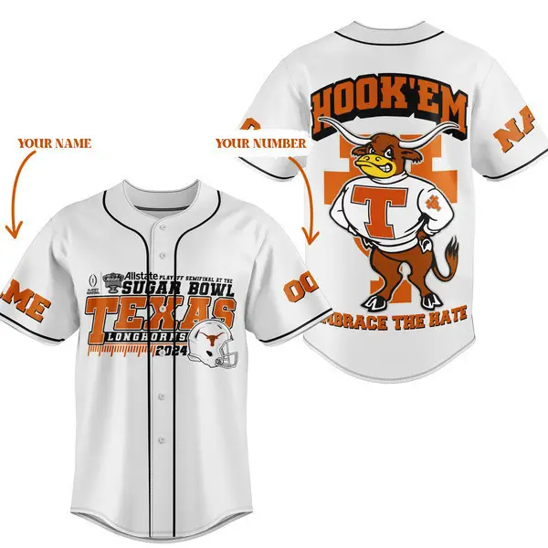 Custom Texas Longhorns Jersey - Personalize Name & Number For Ultimate Fan Gear