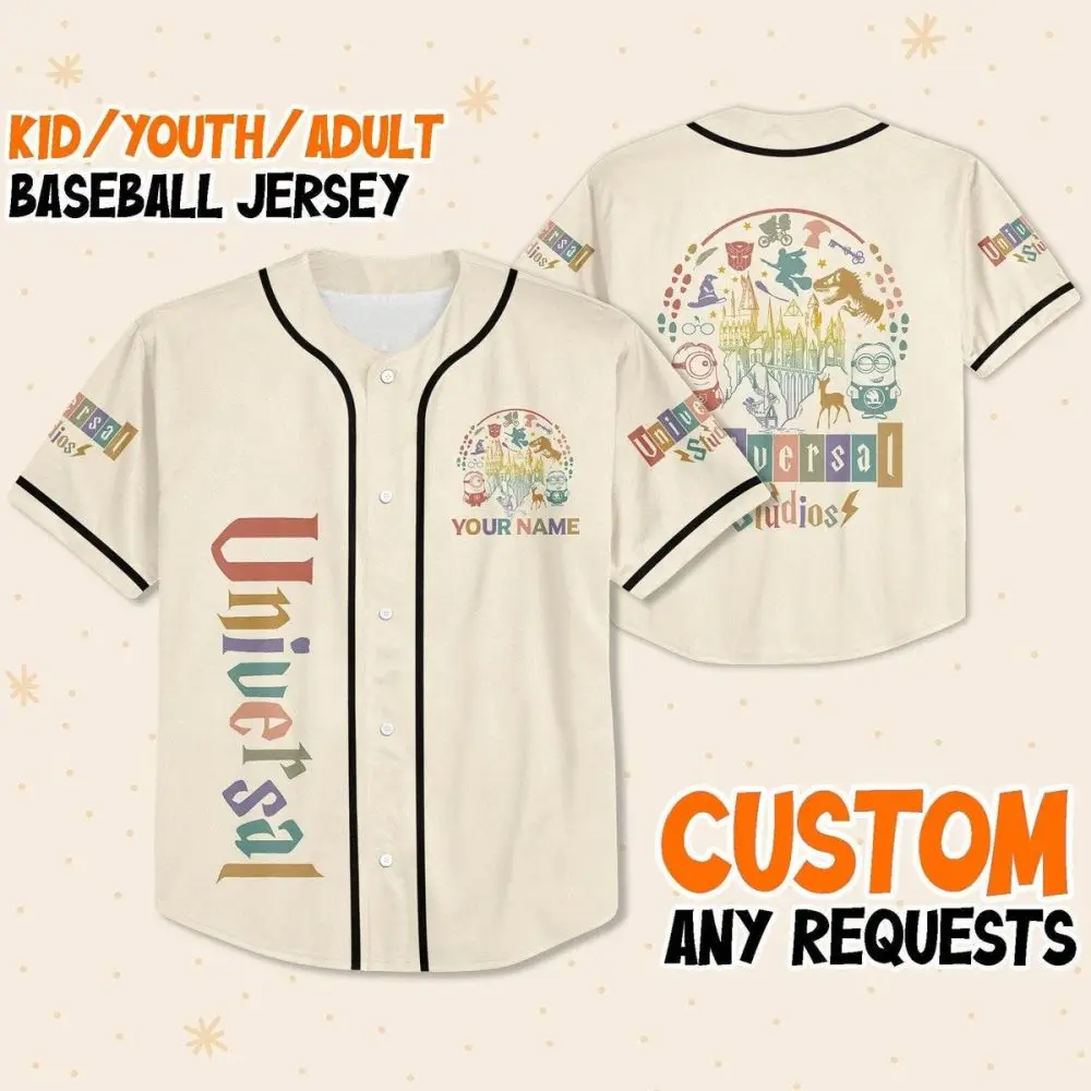 Custom Universal Baseball Jersey For Kids/Youth/Adults - Personalized Name & Design Custom Universal Baseball Jersey For Kids/Youth/Adults - Personalized Name & Design - Image 1
