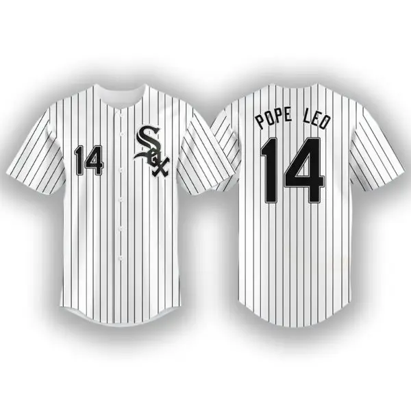 Custom White Pinstripe Baseball Jersey - Personalize With Name & Number