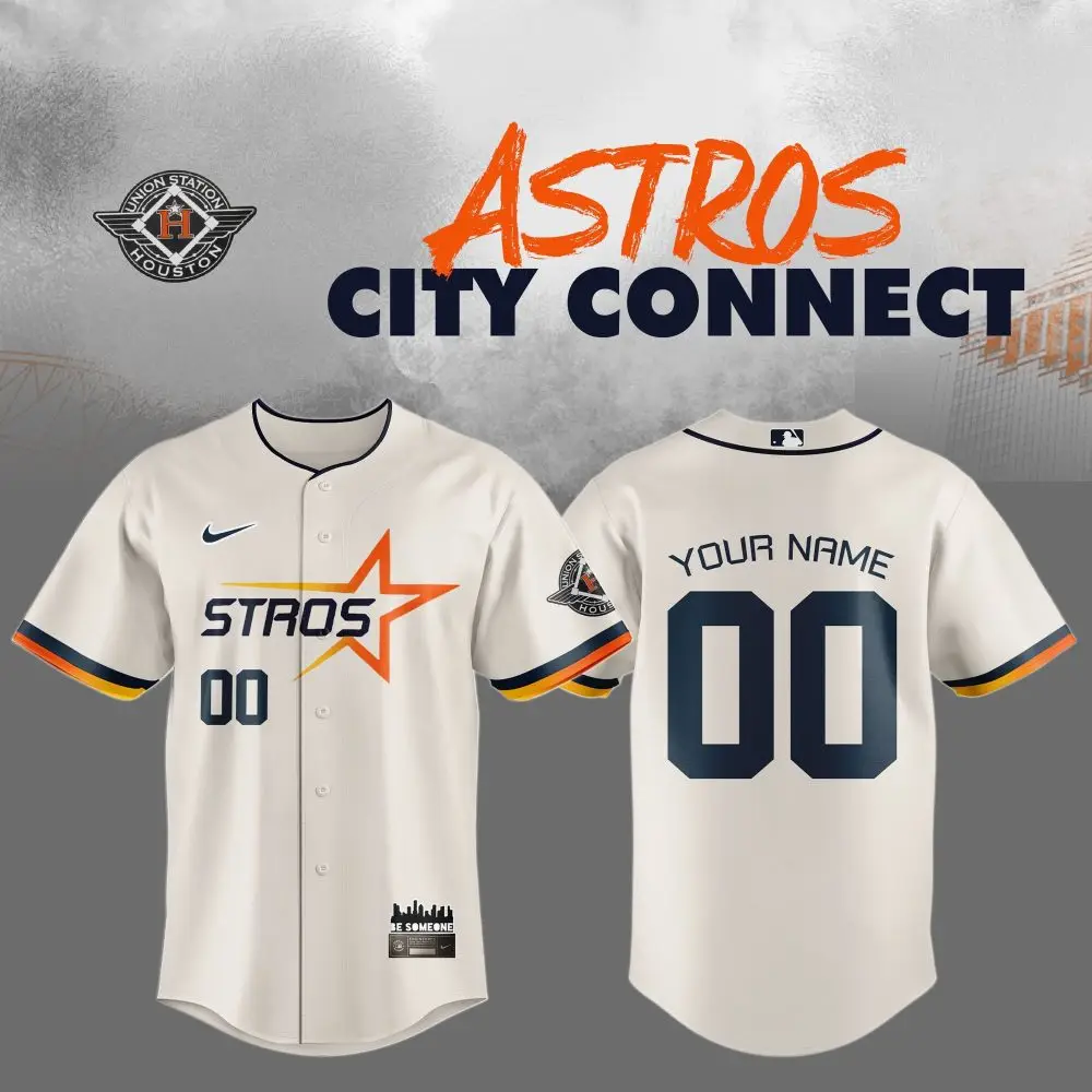 Customizable Astros City Connect Jersey – Personalize Your Name & Number