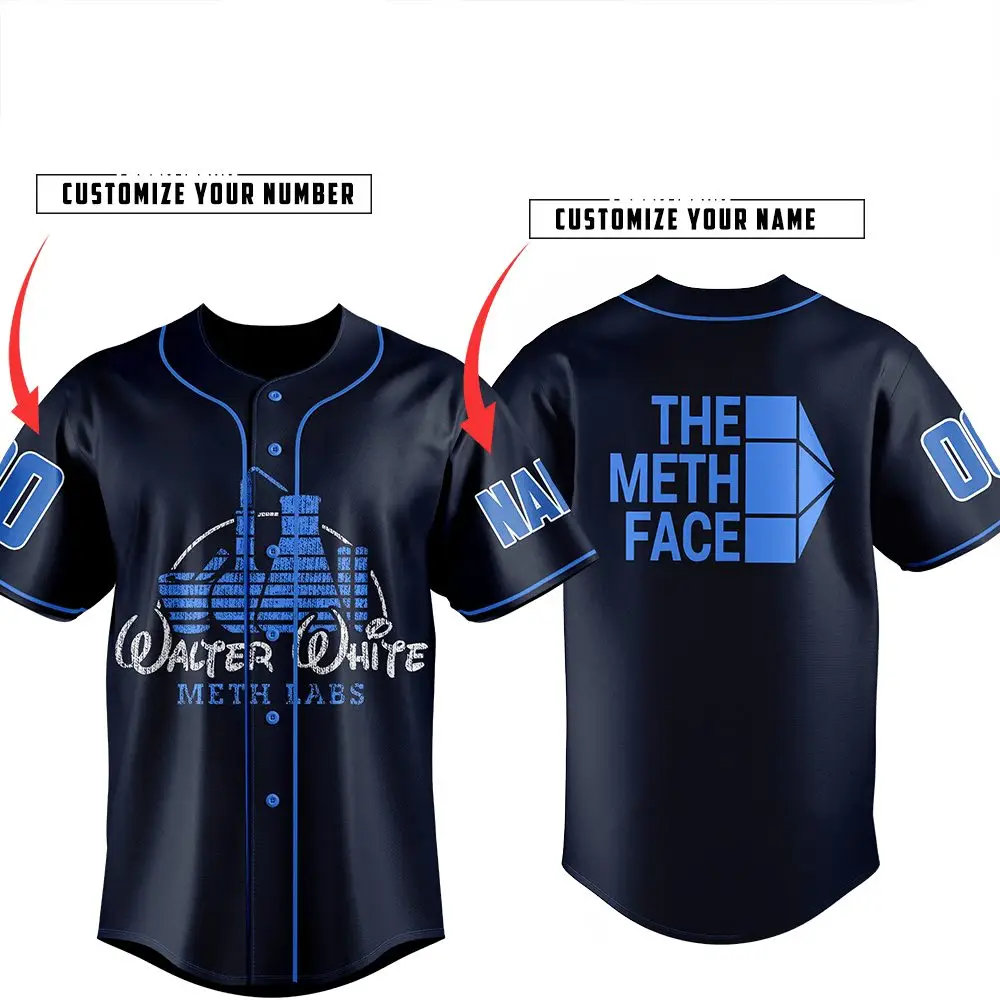 Customizable Breaking Bad Inspired Jersey - Add Your Name & Number - Perfect Gift For Fans! Customizable Breaking Bad Inspired Jersey - Add Your Name & Number - Perfect Gift For Fans! - Image 1