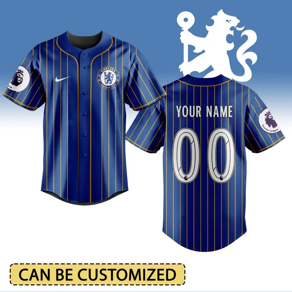 Customizable Chelsea Fc Jersey - Personalize With Your Name & Number - Premier League Fan Gear