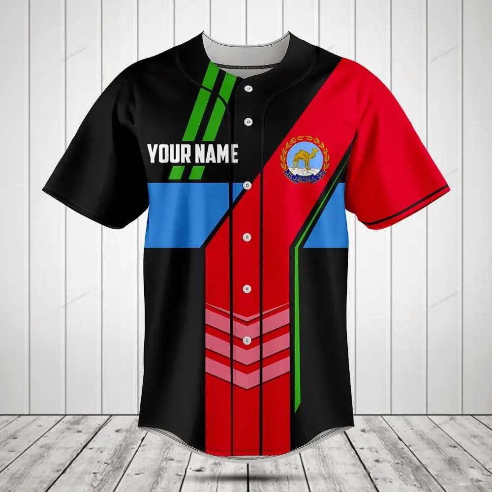 Customizable Colorful Baseball Jersey – Personalized Name & Logo Design