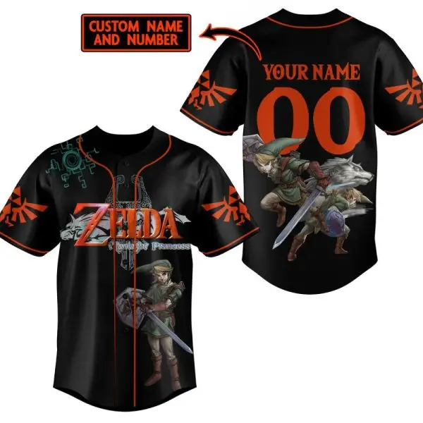 Customizable Fantasy-Themed Jersey – Personalize With Name & Number, Perfect Gamer Gift