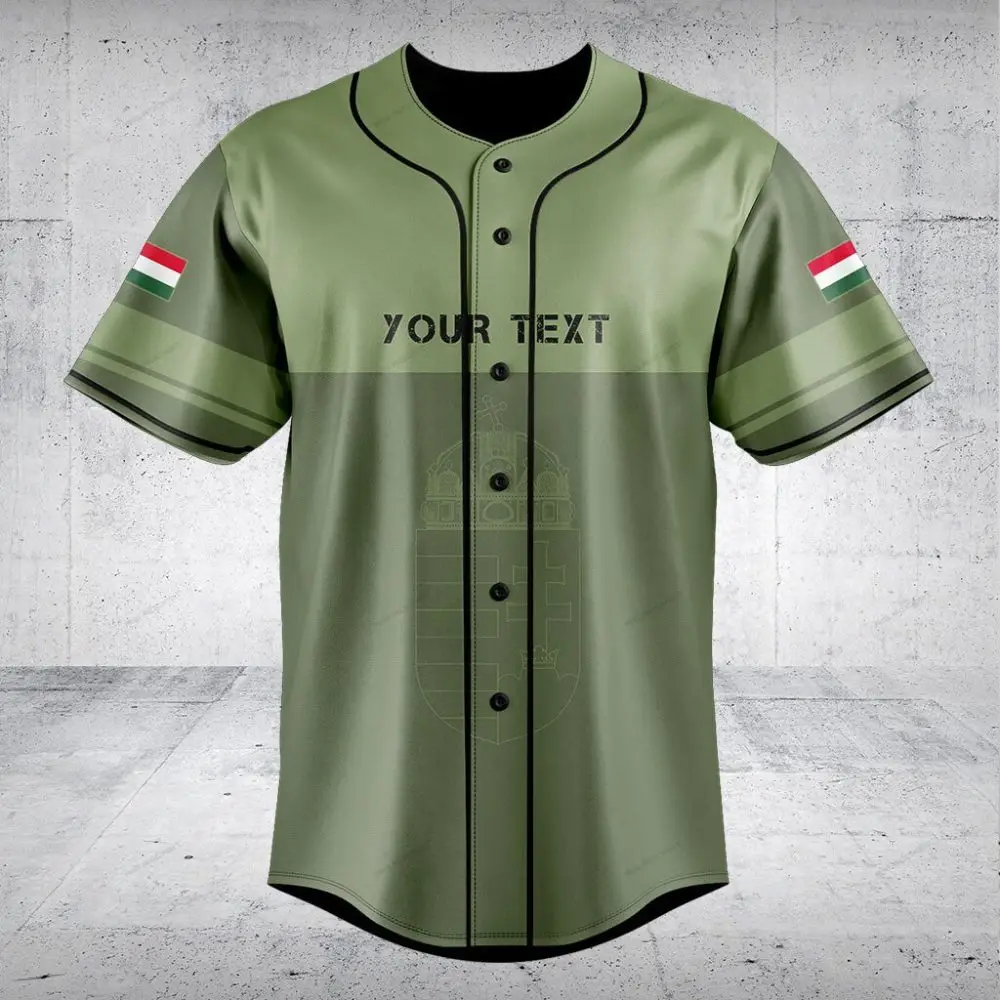 Customizable Green Baseball Jersey - Add Your Text & Logo, Personalized Sportswear Customizable Green Baseball Jersey - Add Your Text & Logo, Personalized Sportswear - Image 1