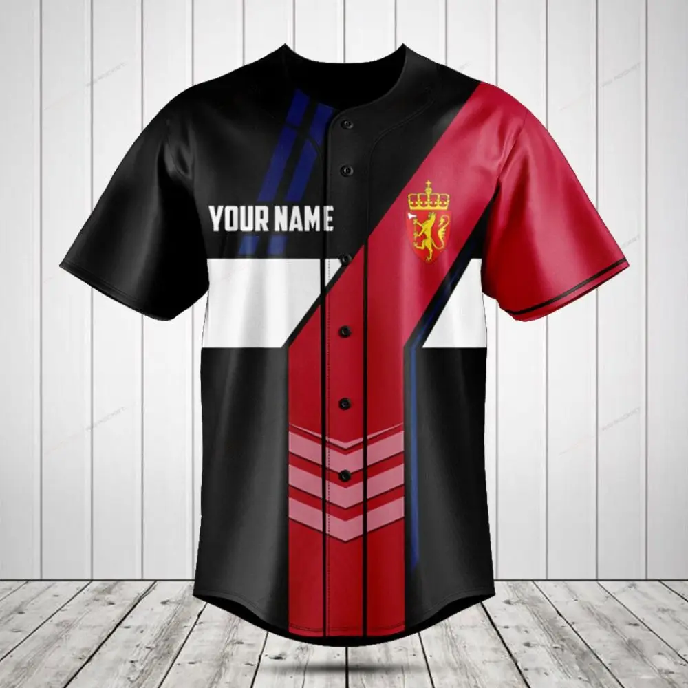 Customizable Sport Jersey – Unique Design With Crown & Lion Crest – Add Your Name! Customizable Sport Jersey – Unique Design With Crown & Lion Crest – Add Your Name! - Image 1