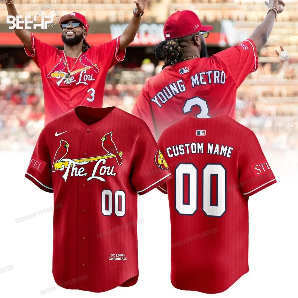Customizable St. Louis Cardinals Jersey - Personalize Your Name & Number - Perfect Fan Gift!