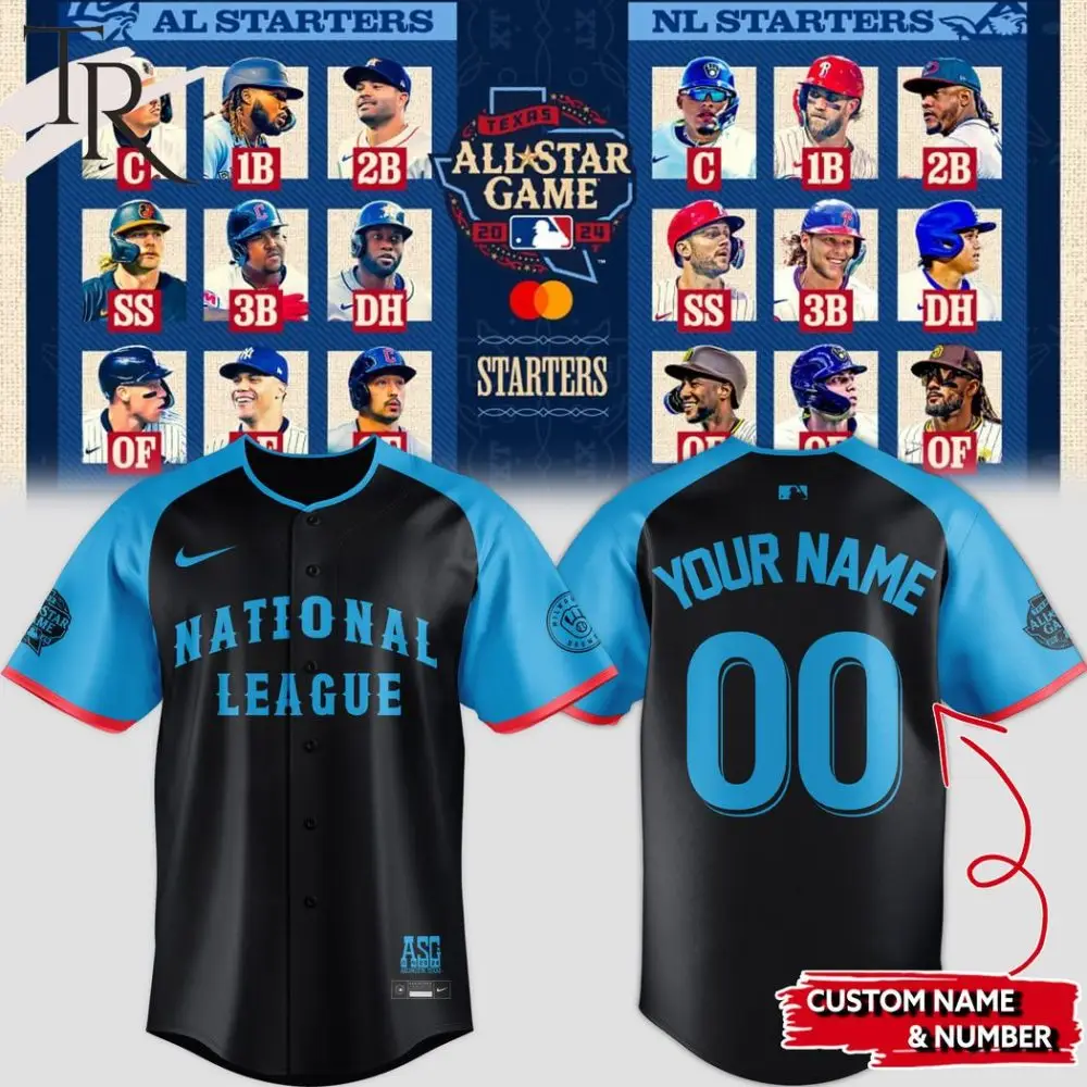 Customize Your 2024 Mlb All-Star Game Jersey - National League Edition With Your Name & Number!