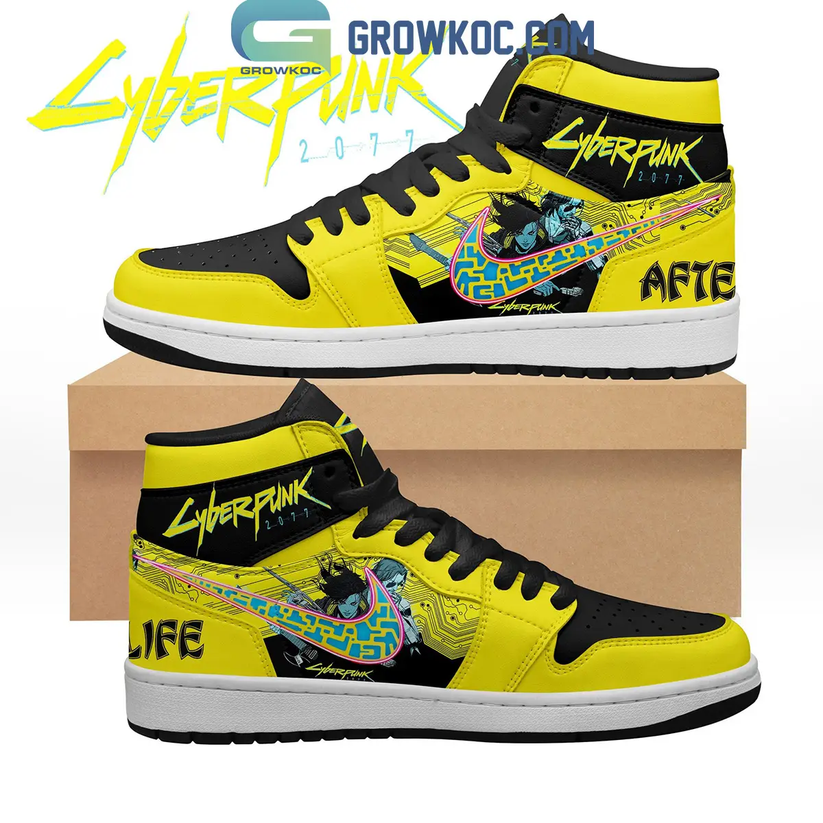 Cyberpunk 2077 After Life Air Jordan 1 Shoes