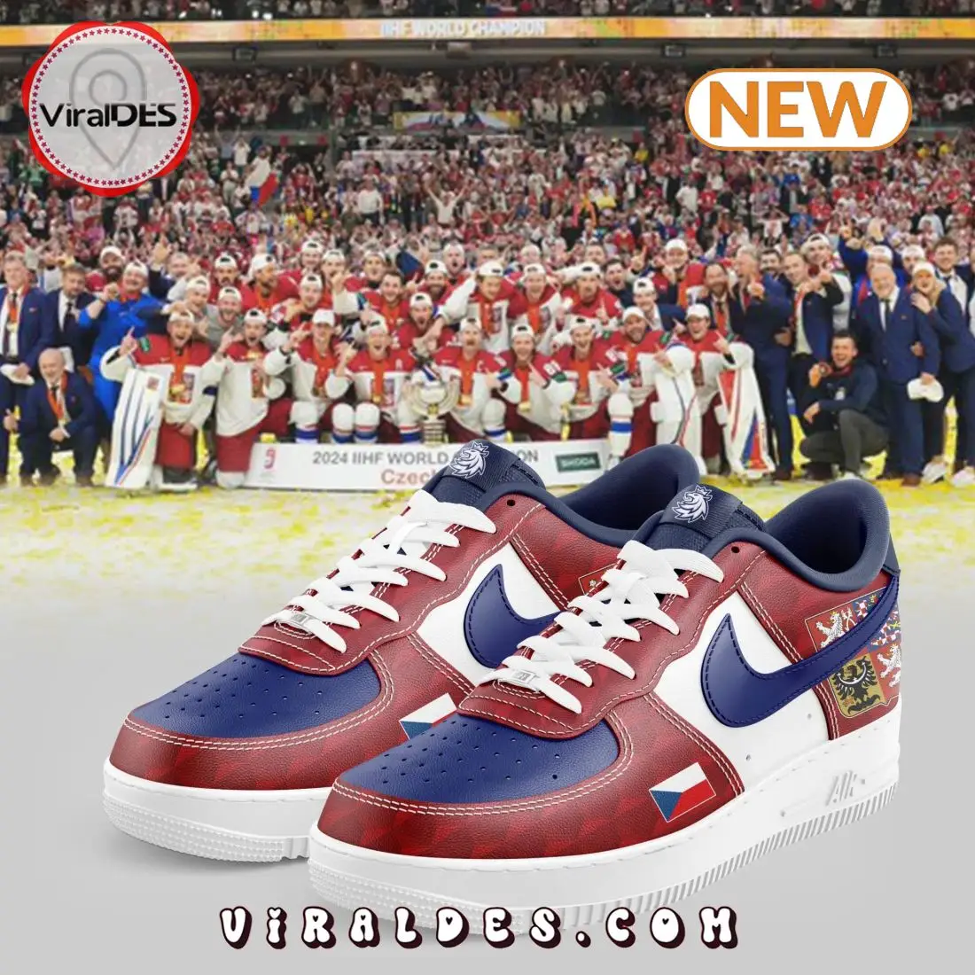 Czech Ice Hockey Association Air Force 1 Sneakers