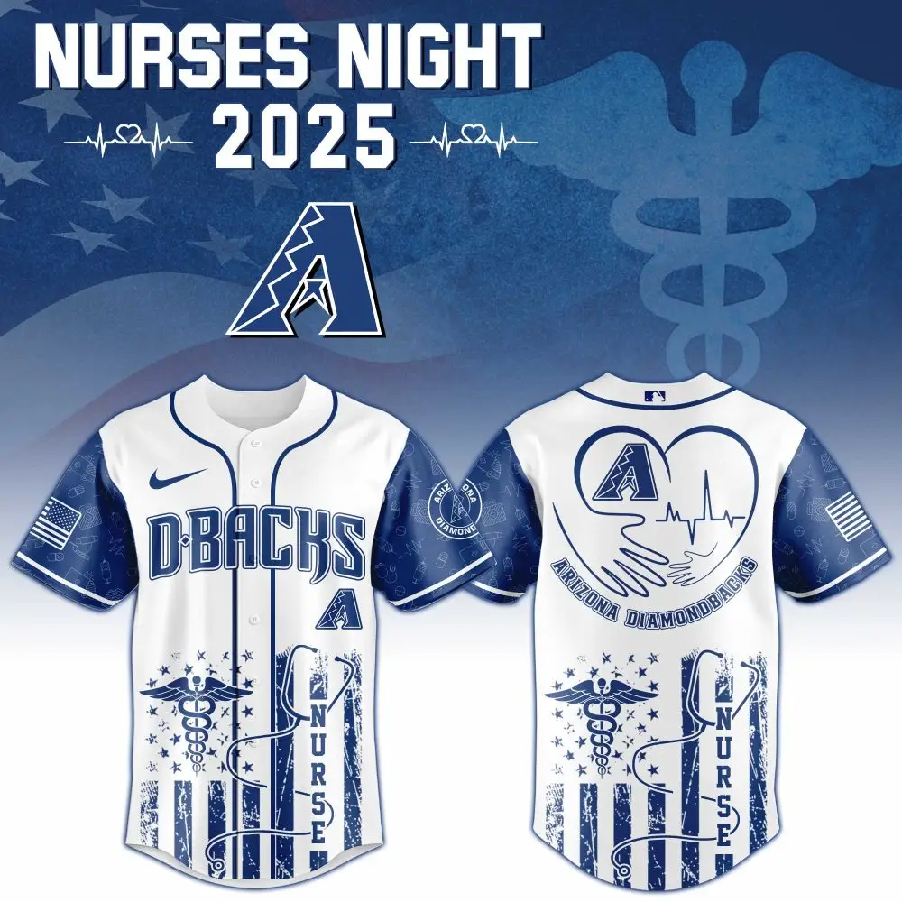 D-Backs Nurses Night 2025 Jersey - Limited Edition Support For Healthcare Heroes