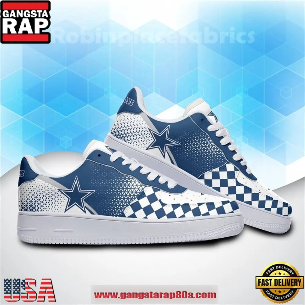 Dallas Cowboys Limited Edition Air Force 1 Running Sneakers Shoes