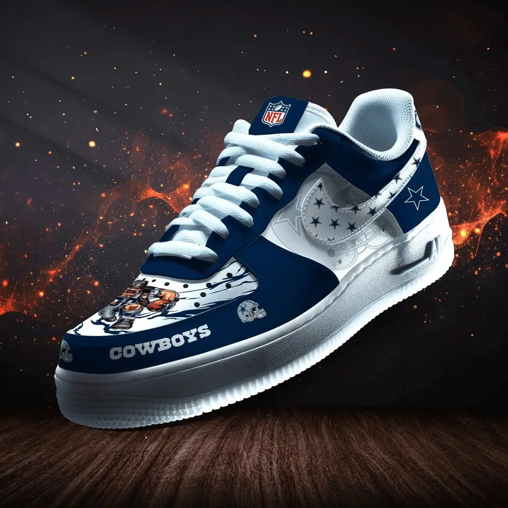 Dallas Cowboys Personalized Version 6 AF1 Shoes