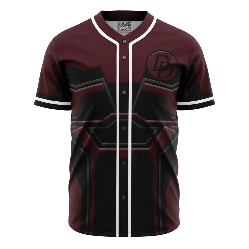Daredevil Cosplay Marvel Baseball Jersey