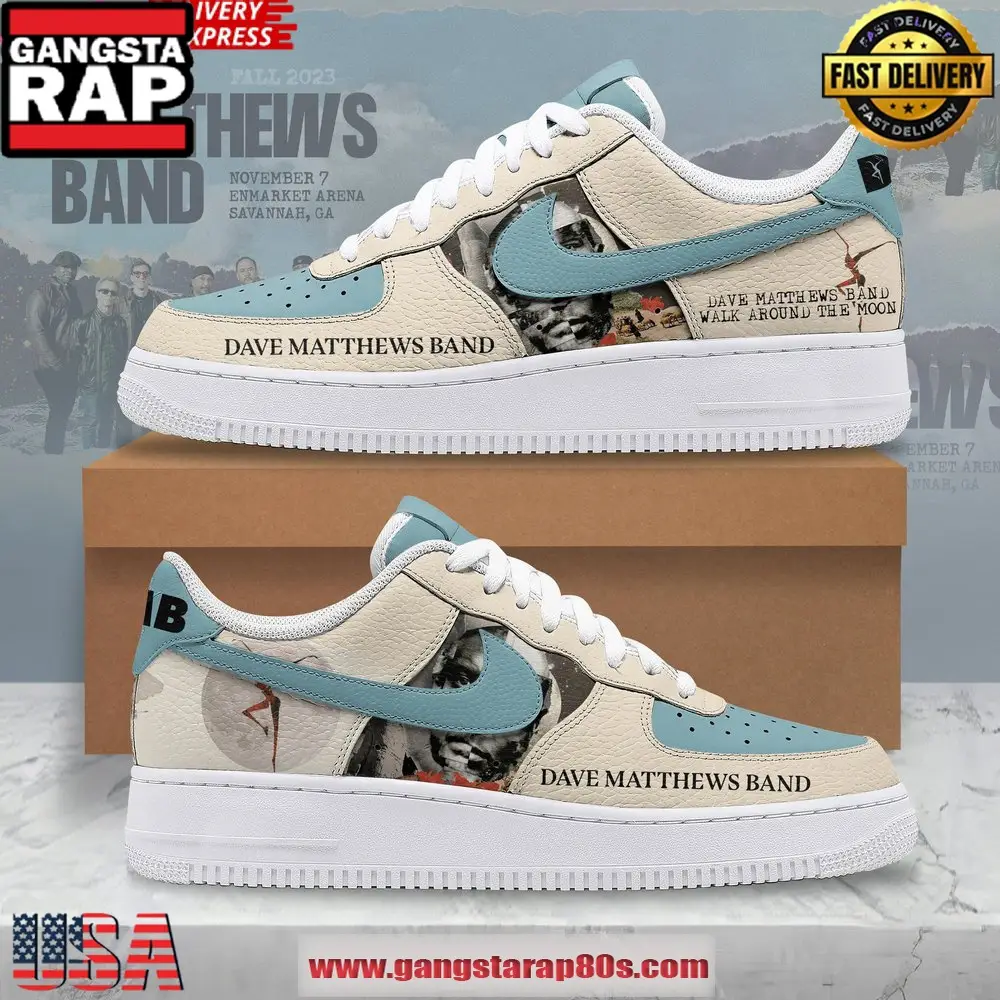 Dave Matthews Band Collab Nike Special Edition Air Force 1 Sneakers Shoes
