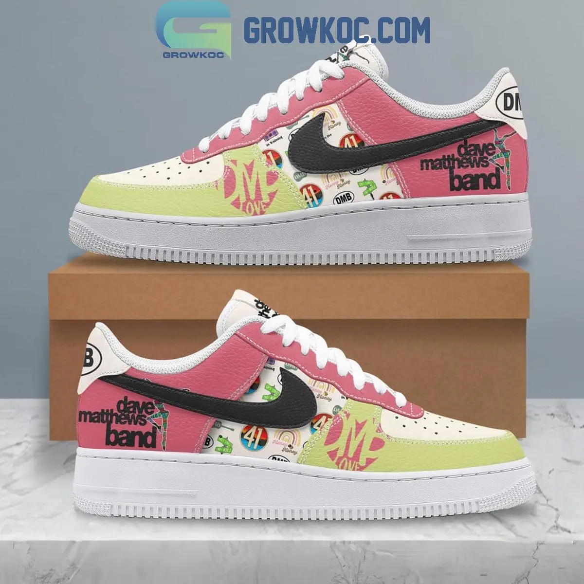 Dave Matthews Band Love Grey Street Air Force 1 Shoes
