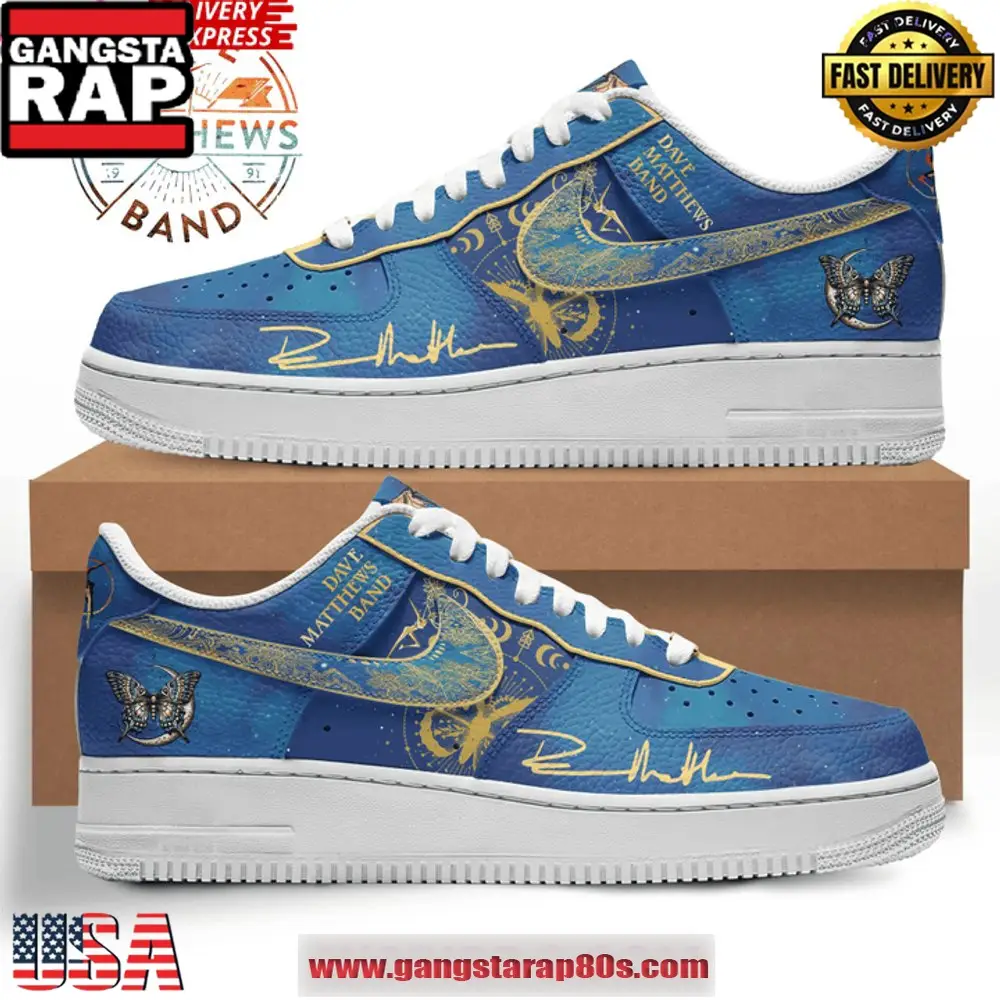 Dave Matthews Band Special Edition Air Force 1 Running Sneakers Shoes