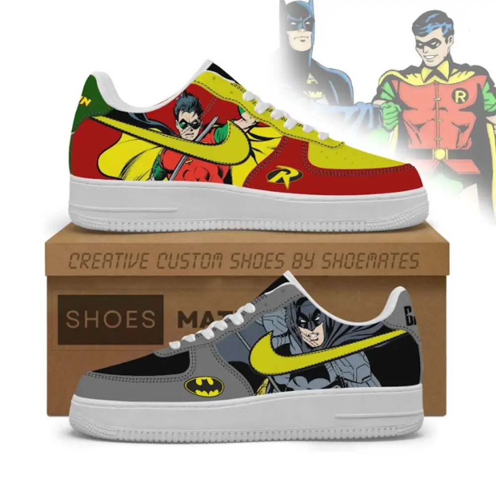 DC Batman Vs Robin Low Top Shoes DC Batman Vs Robin Low Top Shoes - Image 1