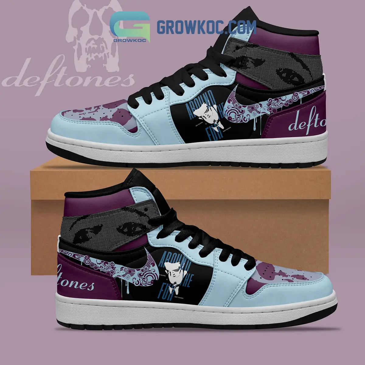 Deftones Around The Fur Air Jordan 1 Shoes
