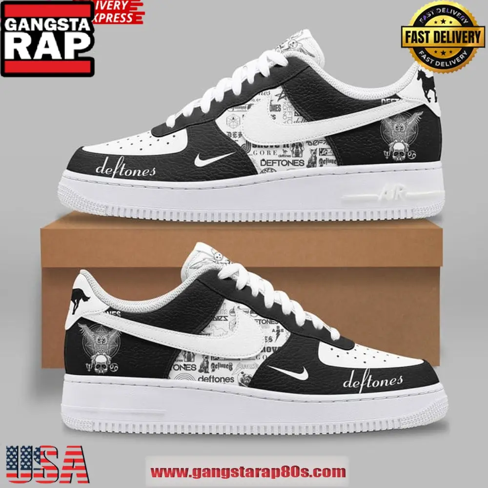 Deftones Band x Nike New Design Air Force 1 Sneakers Shoes