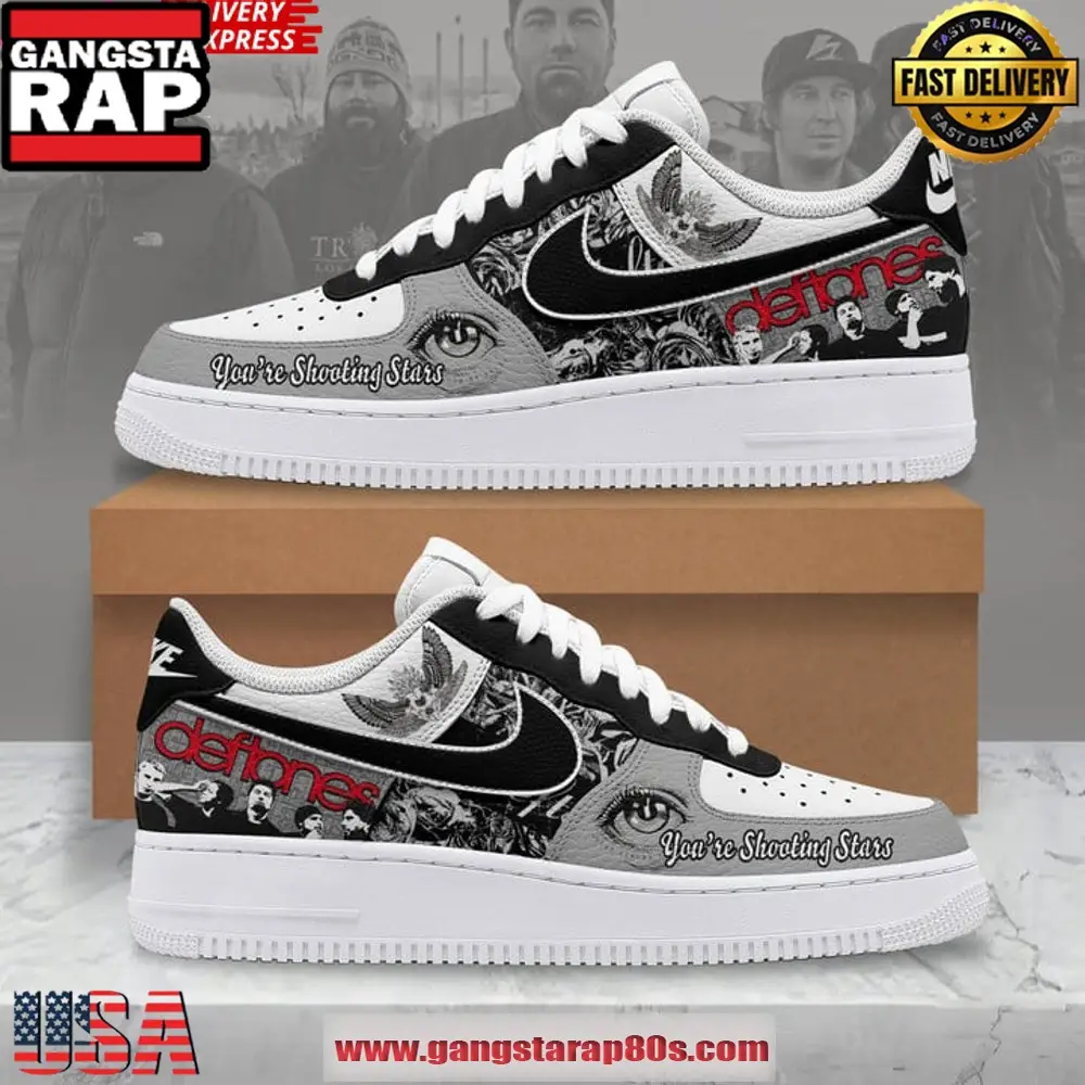 Deftones You're Shooting Stars Air Force 1 Running Sneakers Shoes Deftones You're Shooting Stars Air Force 1 Running Sneakers Shoes - Image 1