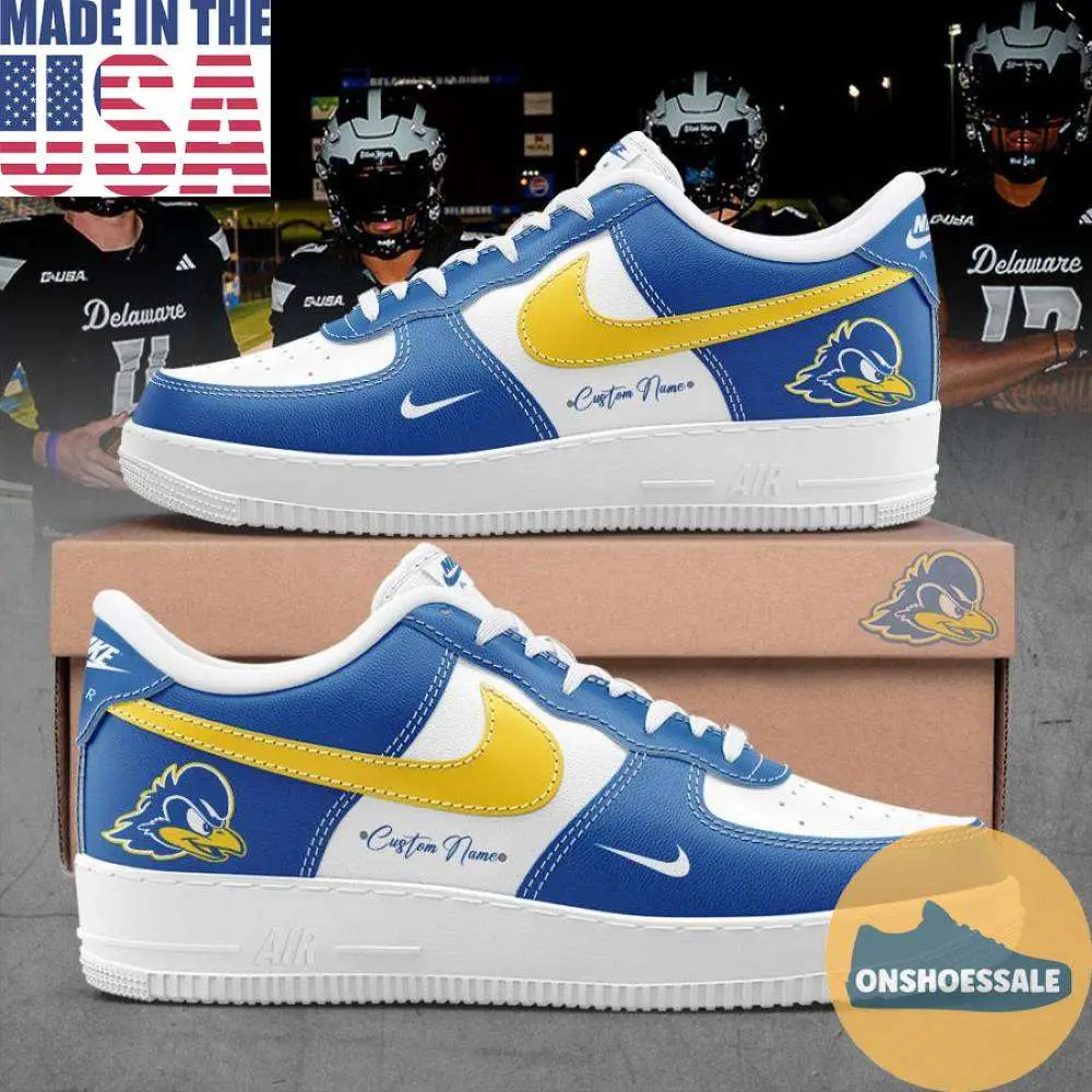 Delaware Football Nike Air Force Shoes, Gift For Fans - Best Gift Shoes