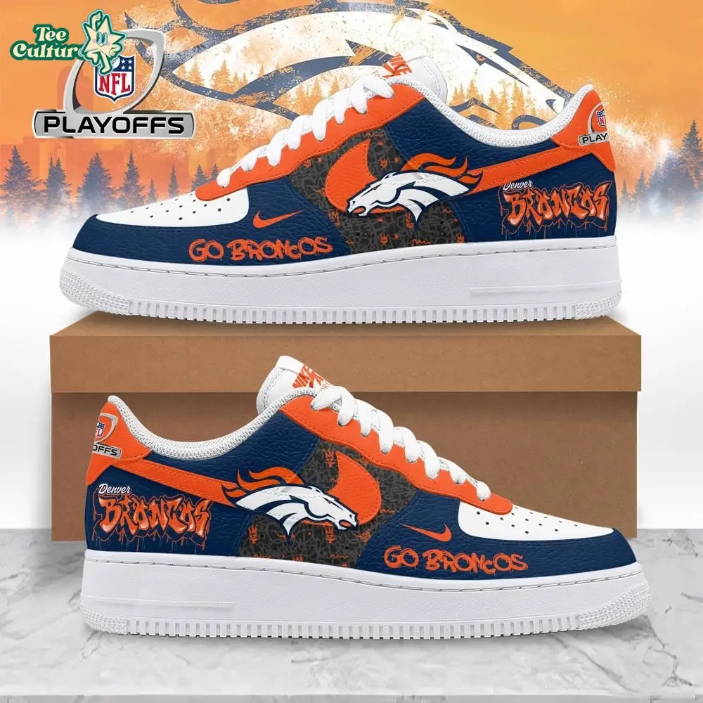 Denver Broncos | Premium NFL Playoffs 2025-26 AF1 Shoes MM Denver Broncos | Premium NFL Playoffs 2025-26 AF1 Shoes MM - Image 1