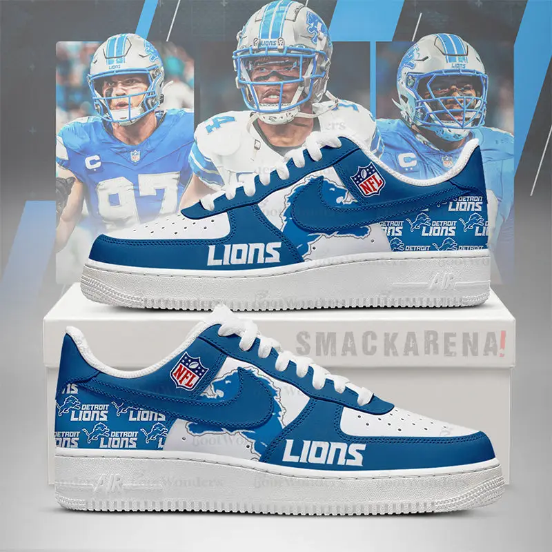 Detroit Lions Air Force 1 Shoes - NFL Fan Edition | NP88
