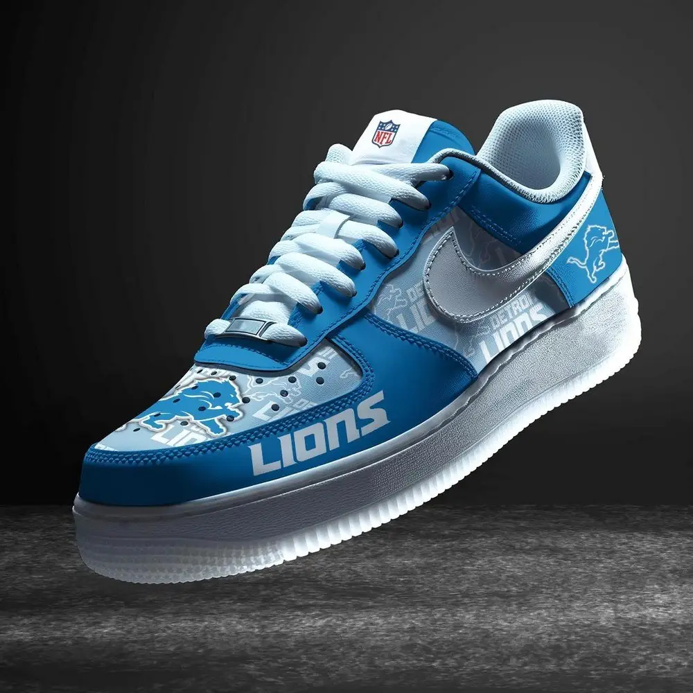 Detroit Lions Personalized Version 11 AF1 Shoes
