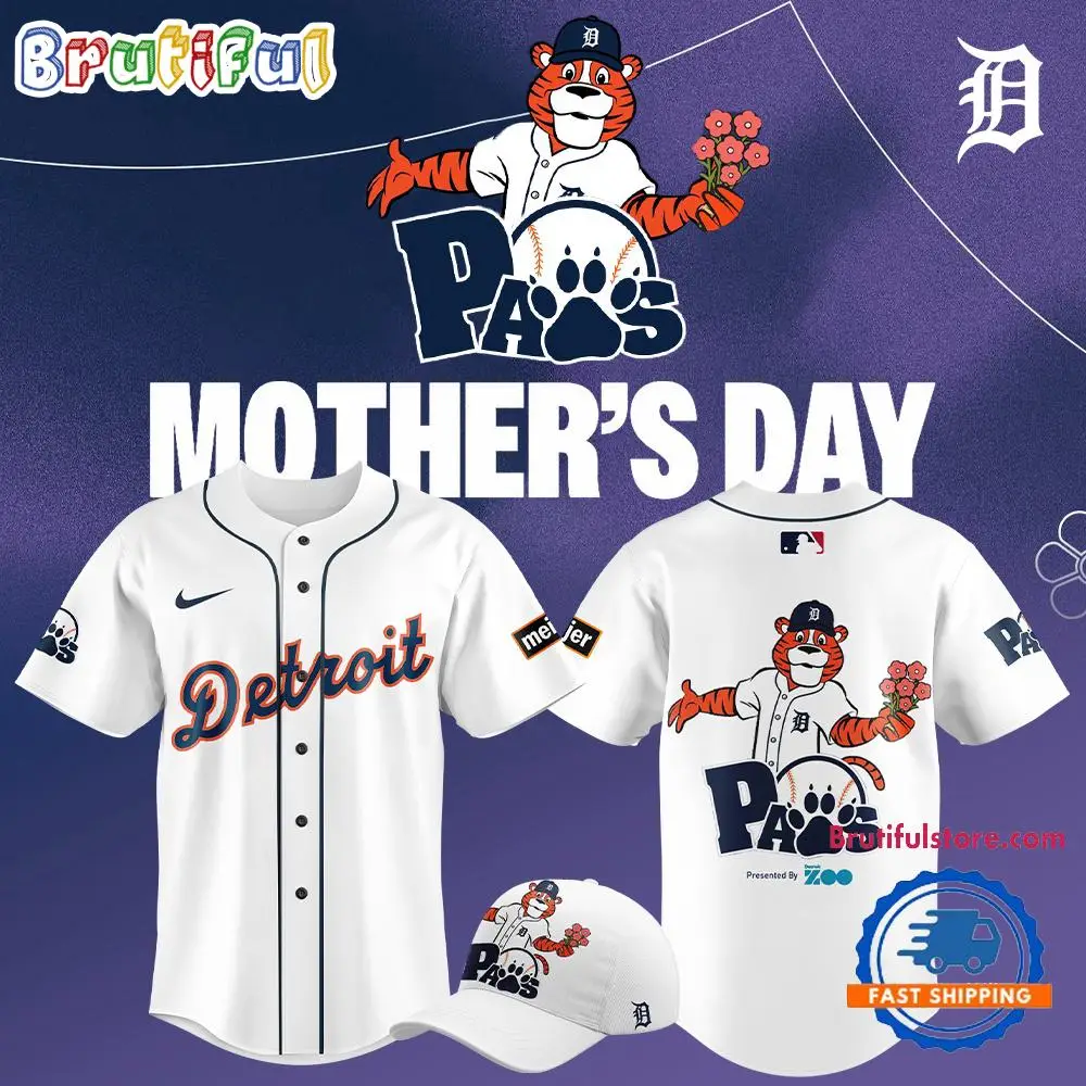 Detroit Tigers Mother’s Day 2025 Limited Edition Jerseys Shirt