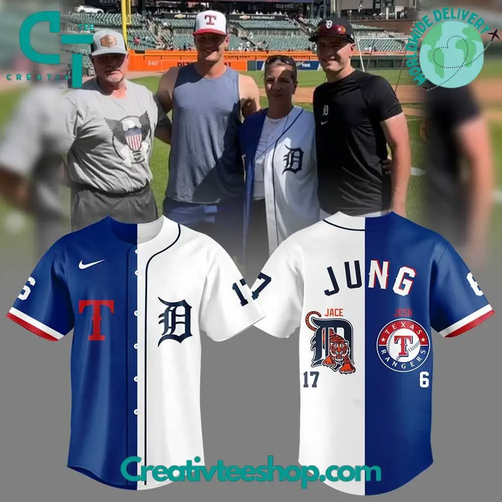 Detroit Tigers "Mother Has Prepared For Jace And Josh" Baseball Jersey