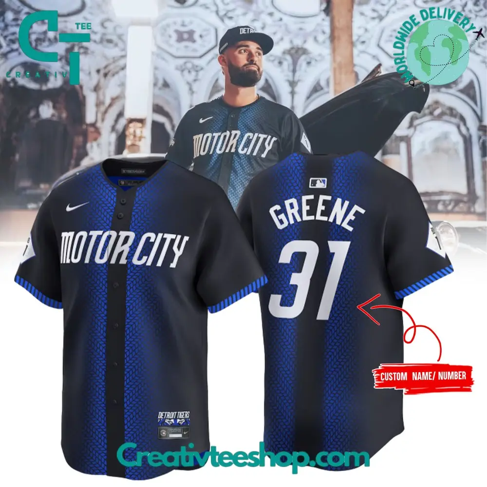 Detroit Tigers Riley Greene Motor City Connect Baseball Jersey