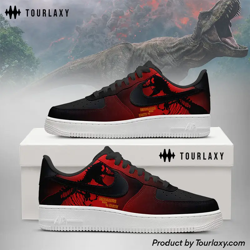 Dinosaurs Jurassic Park Air Force 1 Shoes 