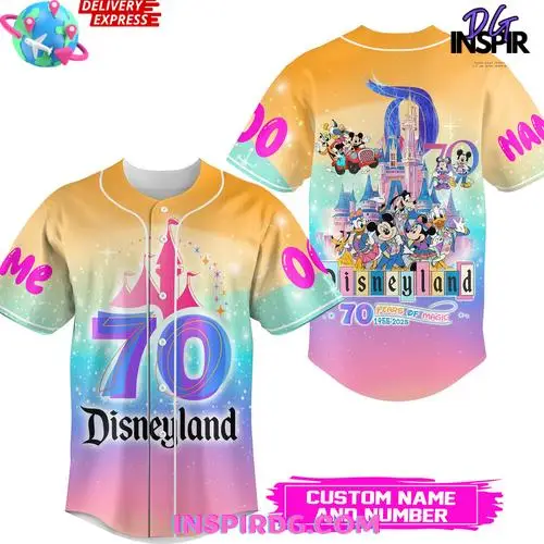 Disneyland 70Th Anniversary Years Of Magic Special Baseball Jersey
