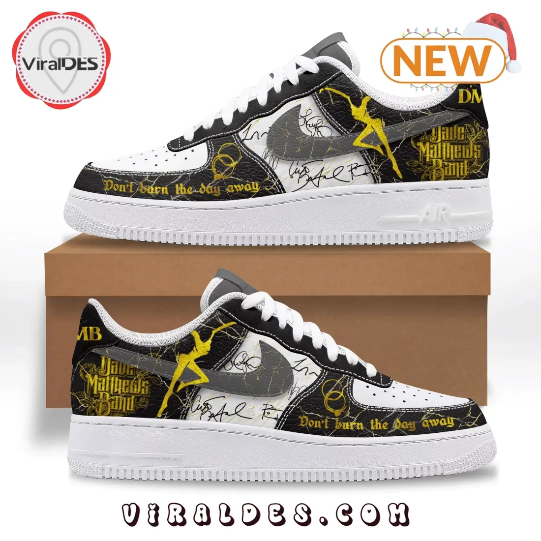 DMB - Dave Matthews Signatures 2024 Christmas Air Force 1
