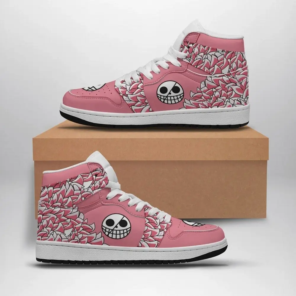 Doflamingo Pattern One Piece AJ1 Shoes Doflamingo Pattern One Piece AJ1 Shoes - Image 1