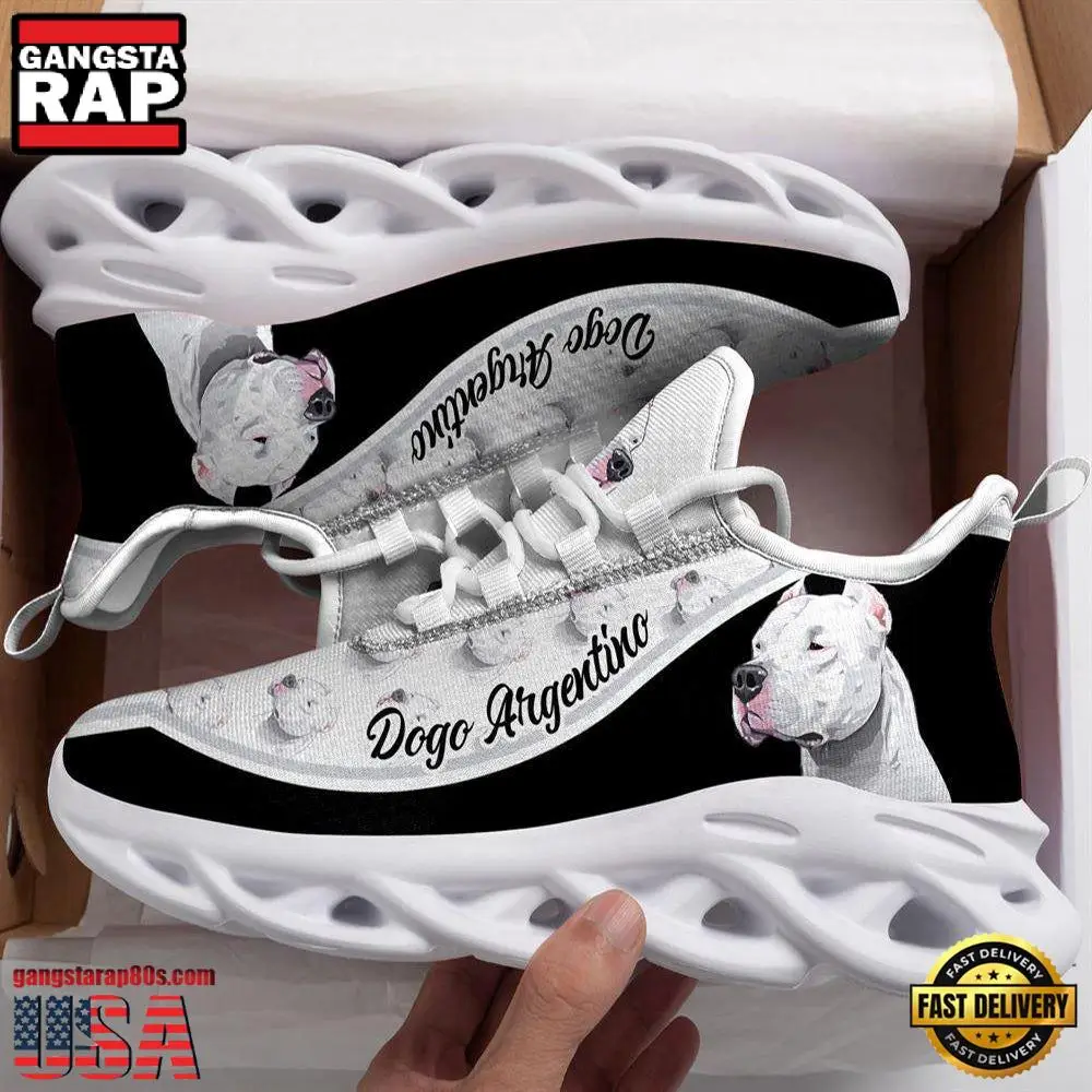Dogo Argentino Dogs Lover Max Soul Shoes, Running Sneakers