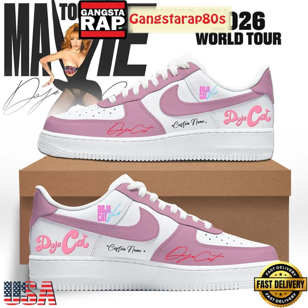 Doja Cat The Tour Ma Vie World Tour 2026 Custom Air Force 1 Running Sneakers Shoes