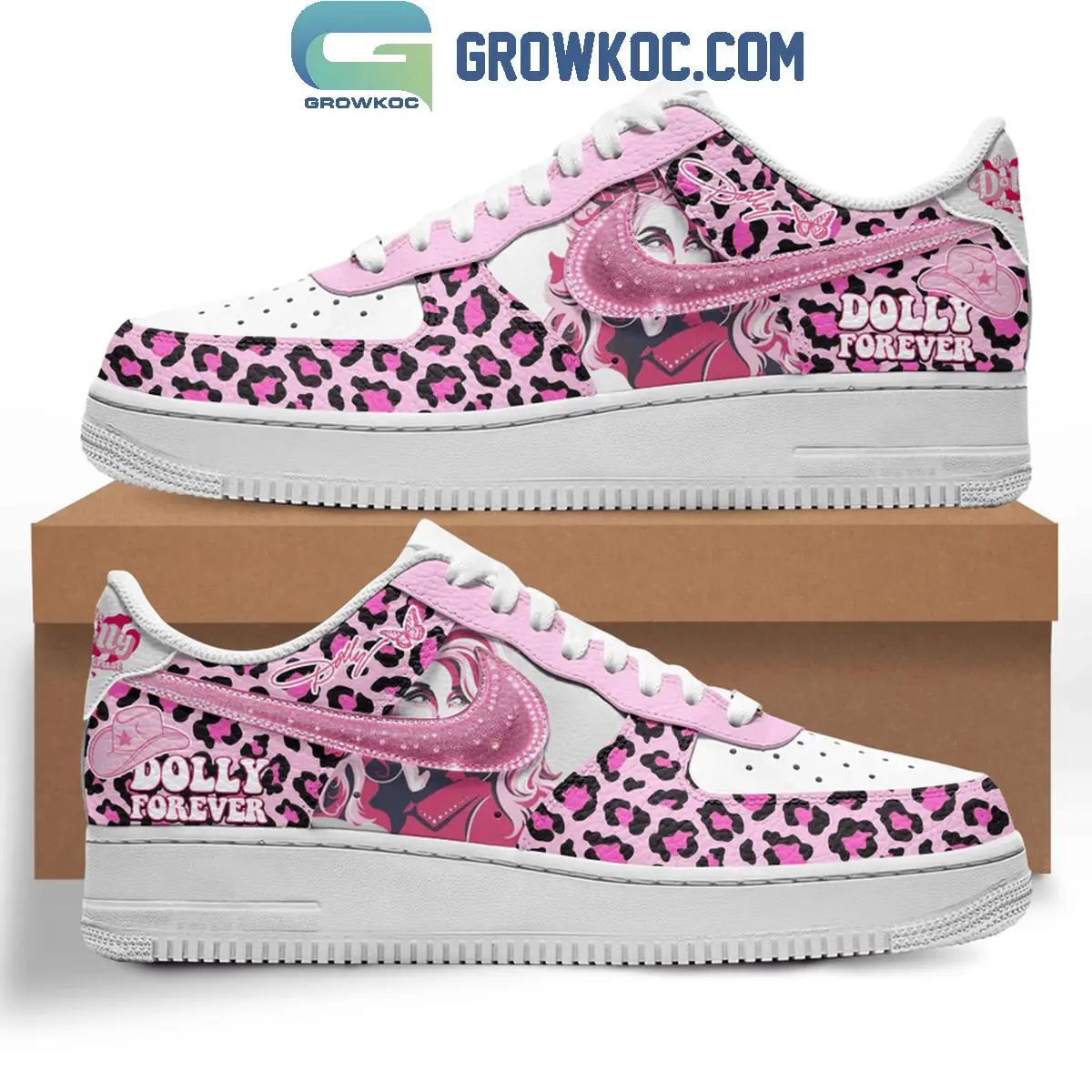 Dolly Parton Dolly Forever Fan Air Force 1 Shoes Dolly Parton Dolly Forever Fan Air Force 1 Shoes - Image 1