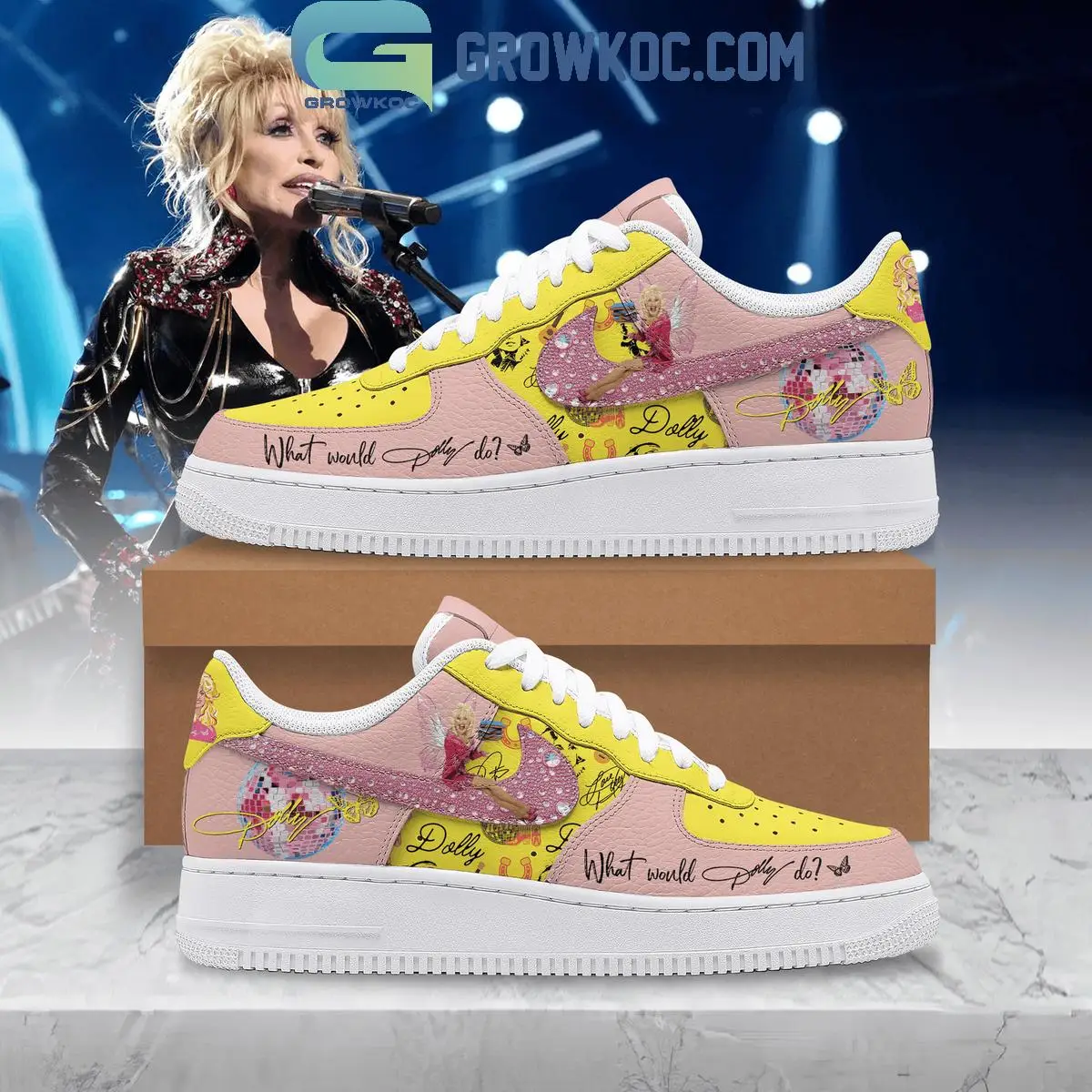 Dolly Parton What Would Dolly Do Air 2025 Air Force 1 Shoes