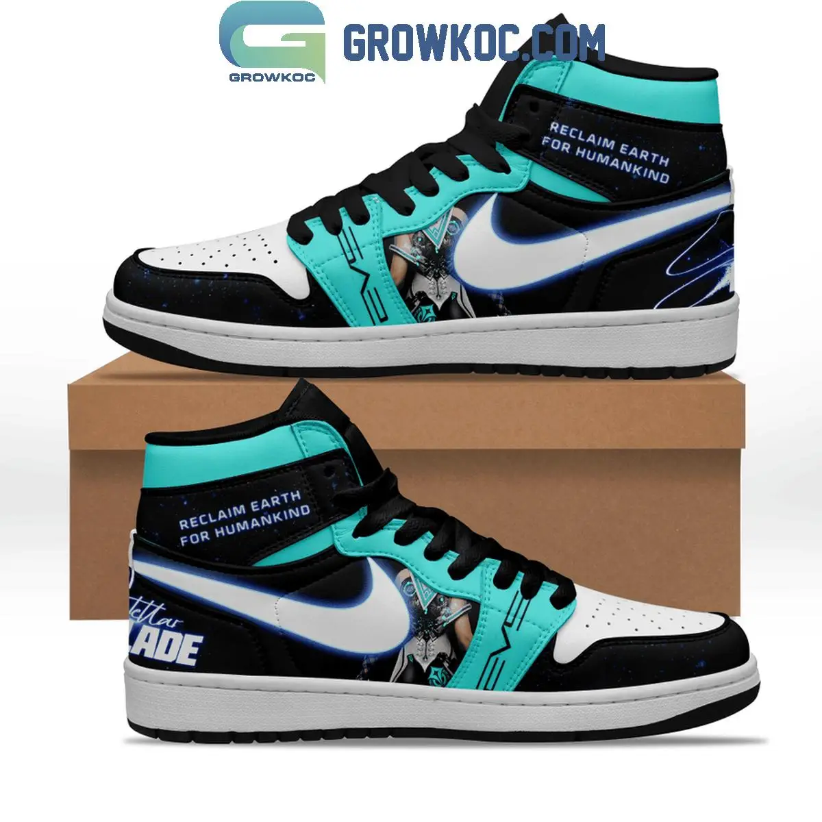 Doom Eternal Reclaim The Earth for Humankind Air Jordan 1 Shoes