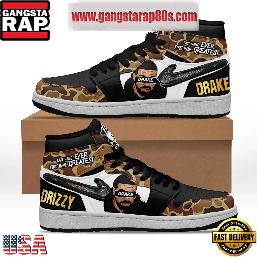 Drake Last Name Ever Air Jordan 1 Sneakers Shoes