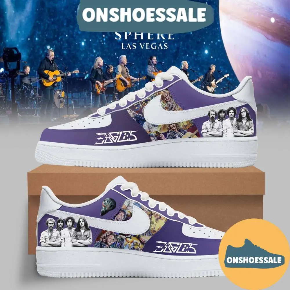 Eagles The Legacy Sphere Las Vegas Air Force 1 Shoes, Gift For Fans - Best Gift Shoes