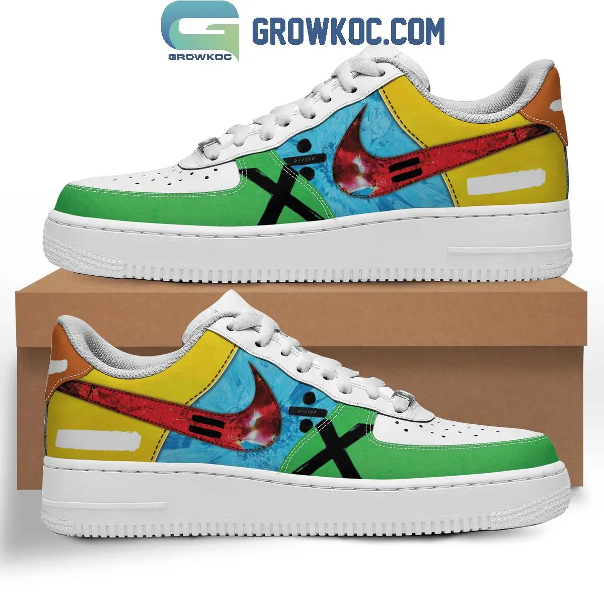 Ed Sheeran Divide Mutiple Equal Album Air Force 1 Shoes